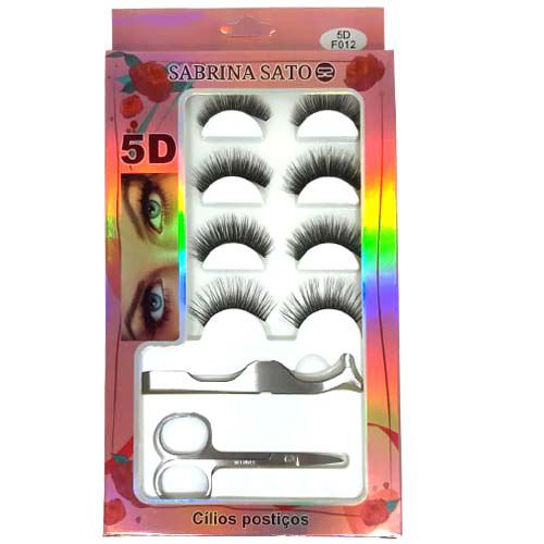 Kit de Cílios Postiços 5D-F012 Sabrina Sato SS-899/SS-1068