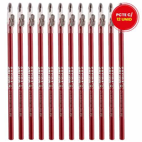 Lápis para Contorno Labial c/ Apontador Nº 05 Safira - Pcte c/ 12 unid