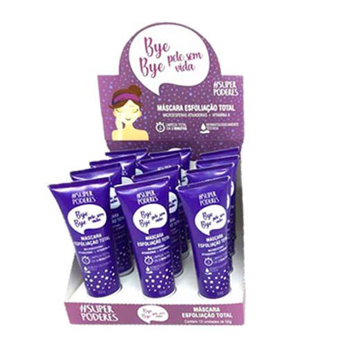 Máscara Bisnaga Esfoliação Total Super Poderes MFSP01 - Box c/ 12 unid
