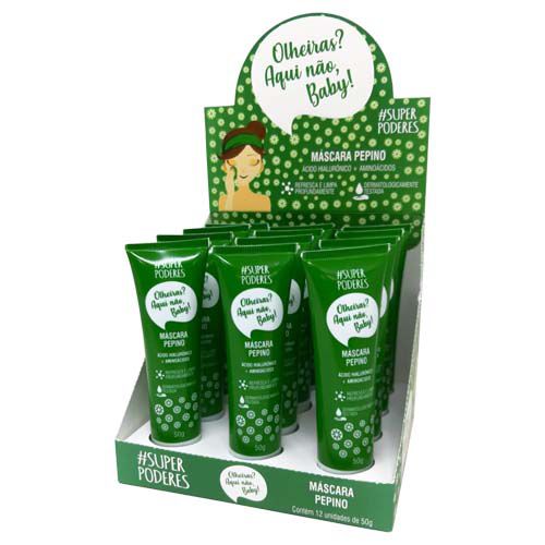 Máscara Bisnaga Pepino Super Poderes MFSP04 – Box c/ 12 unid