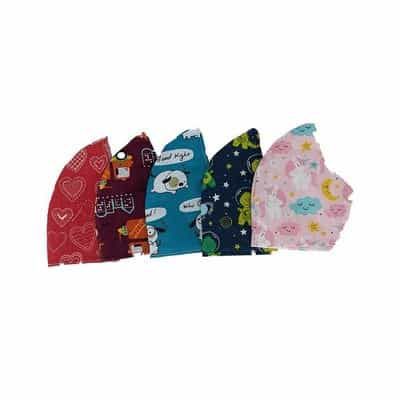 Máscara de Tecido Infantil Modelo Ninja – Kit c/ 05 unid