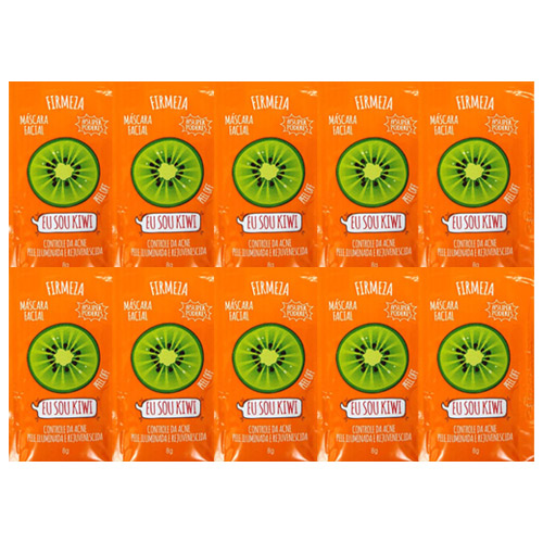 Máscara Facial Kiwi Super Poderes KIWSP01 - Pcte c/ 10 unid