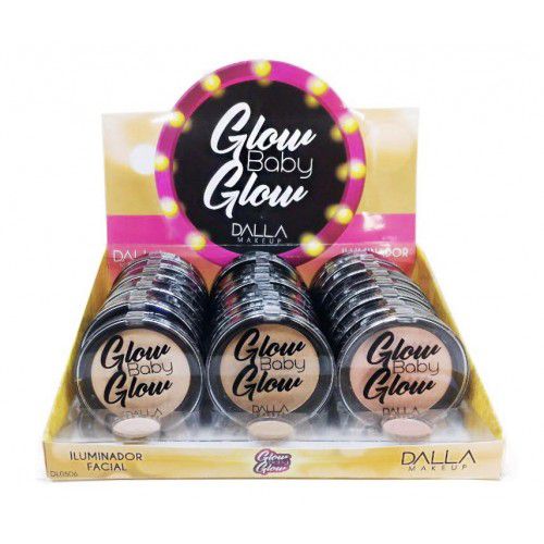 Pó Iluminador Facial Glow Baby Glow Dalla Makeup DL0506 - Box c/ 24 unid