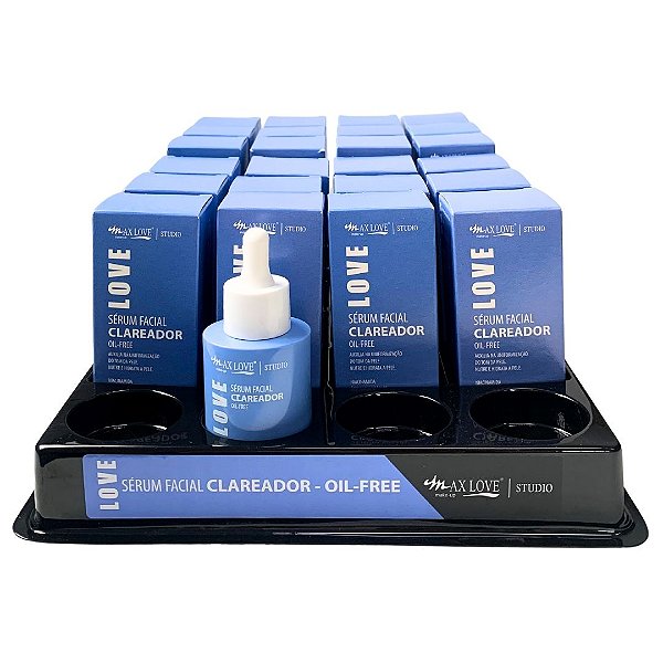 Sérum Facial Clareador Oil-Free Max Love – Box c/ 24 unid