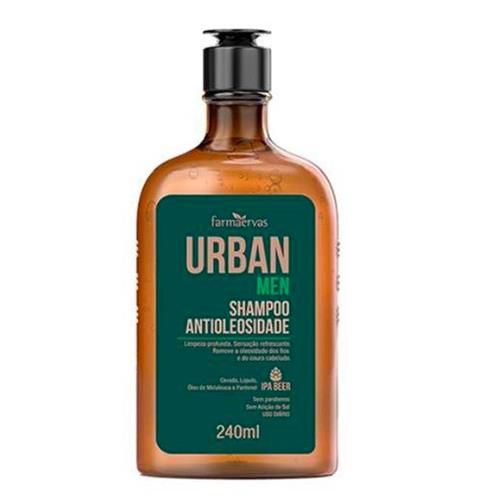 Shampoo Antioleosidade Urban Men IPA Farmaervas