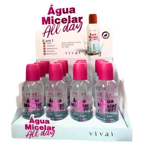 Água Micelar 5 em 1 Vivai 2125.1.1 – Box c/ 12 unid