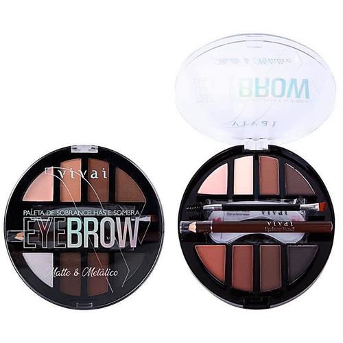 Paleta de Sobrancelha e Sombra Eyebrow Vivai 4016.9.1