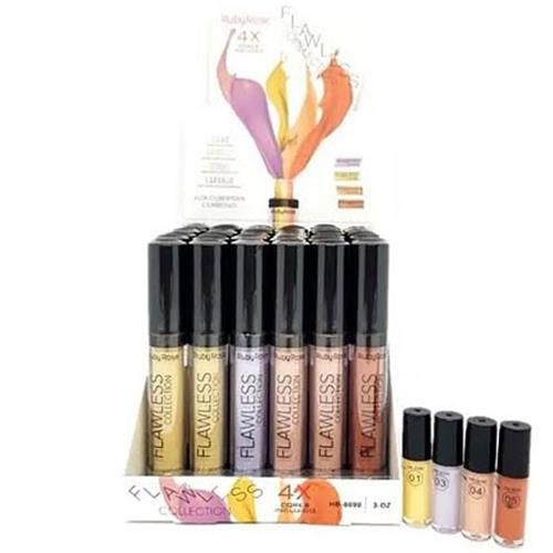 Corretivo Líquido Color Flawless Collection Ruby Rose HB-8090 – Box c/ 36 unid