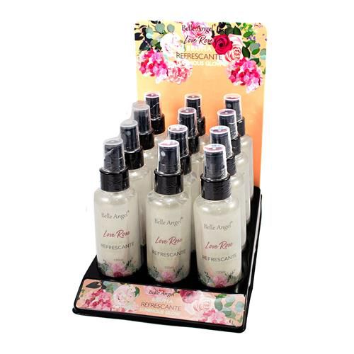 Bruma Refrescante Luminous Glow Love Rose Belle Angel T060 - Box c/ 12 unid