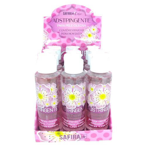Adstringente Rosa Mosqueta Safira Care - Box c/ 09 unid
