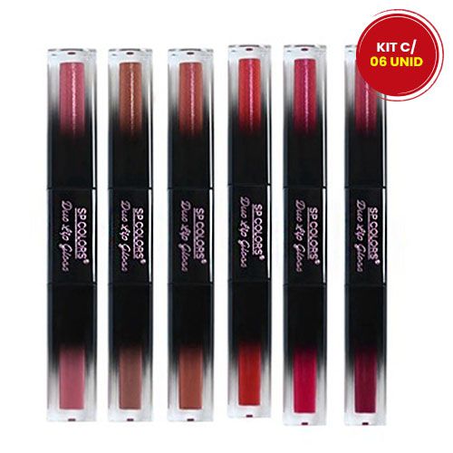Batom Duo Lip Gloss SP Colors SP191 – Kit c/ 06 unid
