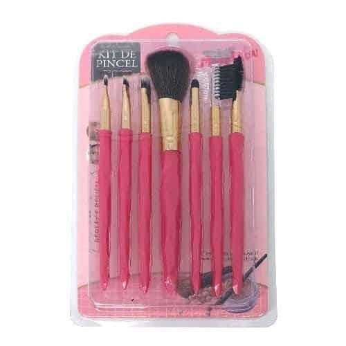 Kit com 07 Pincéis Para Maquiagem Mandala PM-002