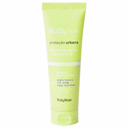 Máscara Facial + Esfoliante Proteção Urbana Ruby Skin Ruby Rose HB-407