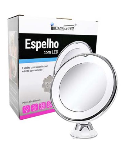 Espelho com Luz de Led Interponte HJ64534