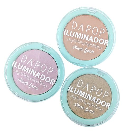 Iluminador Shine Face Dapop DP2128 – Kit c/ 03 unid