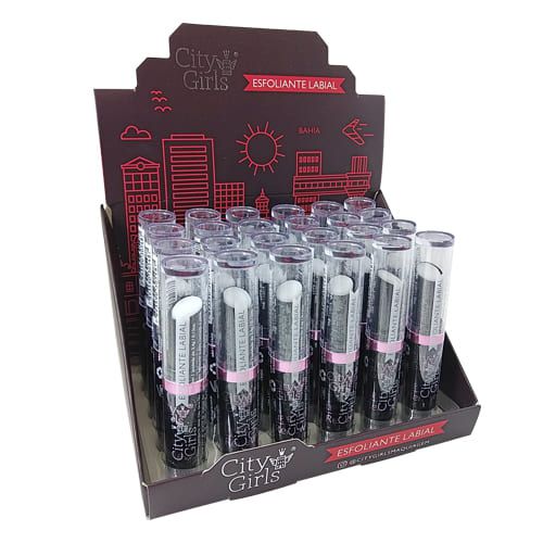 Esfoliante Labial Lip Rose Renew City Girls CG197 – Box c/ 24 unid