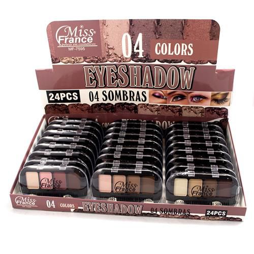 Paleta de Sombras Miss France MF-7595 – Box c/ 24 unid