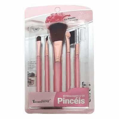 Kit de Pincéis para Maquiagem Interponte HS76629