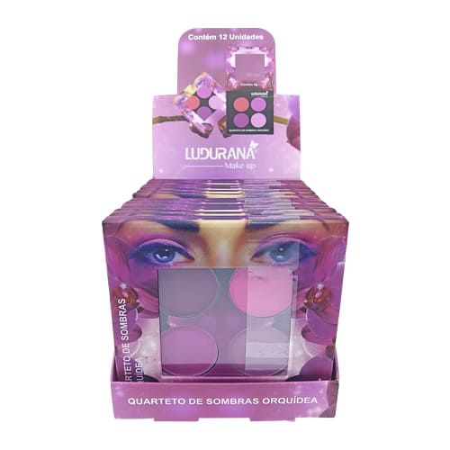 Quarteto de Sombras Orquídea Ludurana B00025​ – Box c/ 12 unid