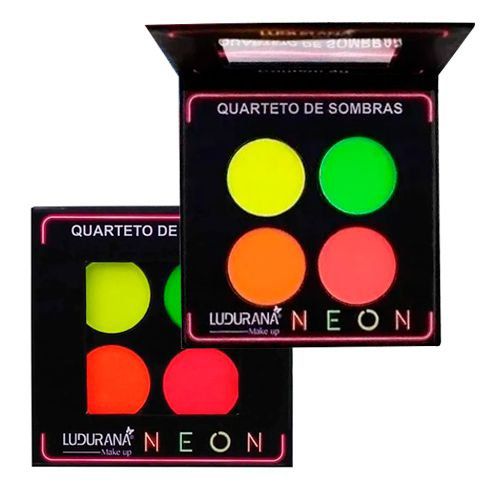 Quarteto de Sombras Neon Ludurana B00030​