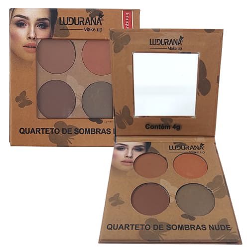 Quarteto de Sombras Nude Ludurana B00040