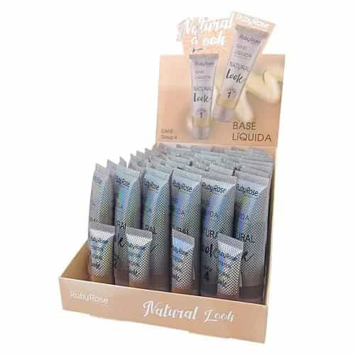 Base Líquida Natural Look Café Group 4 Ruby Rose HB-8051 - Box c/ 48 unid
