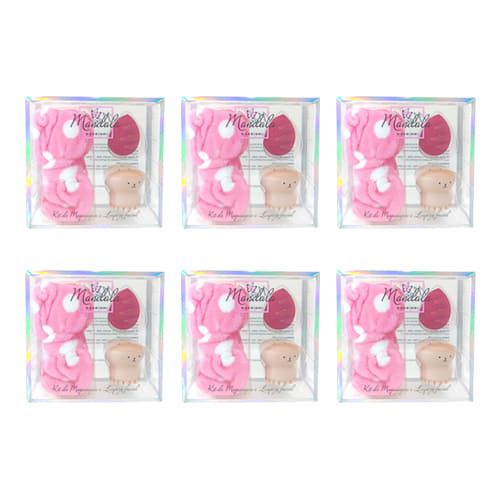 Kit de Maquiagem e Limpeza Facial Mandala FP-053 – Pcte c/ 06 unid