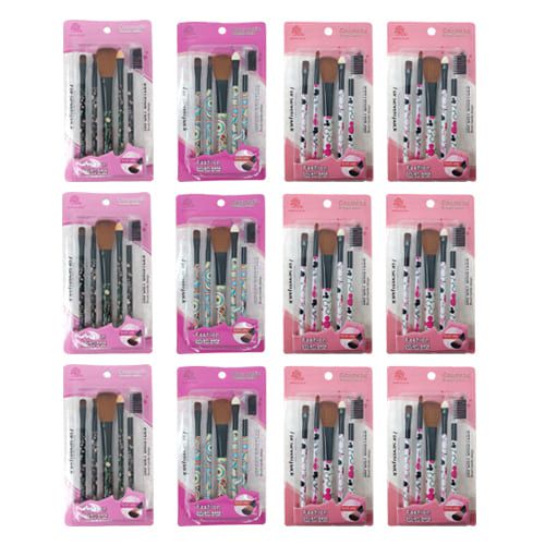 Kit de Pincéis para Maquiagem Mandala PM-052 – Pcte c/ 12 unid