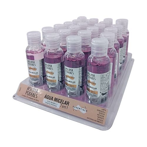 Água Micelar Ácido Mandélico e Extrato de Amêndoas Essentials Super Poderes AAME01 – Box c/ 24 unid