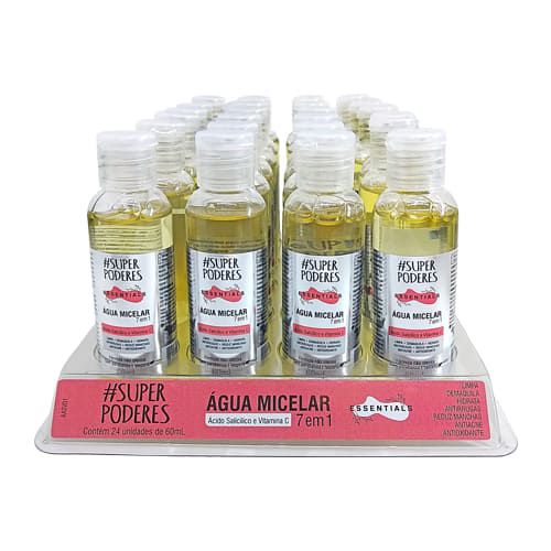 Água Micelar Ácido Salicílico e Vitamina C Essentials Super Poderes AASV01 – Box c/ 24 unid