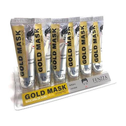 Máscara de Ouro Facial Gold Mask Fenzza FZ38021 - Box c/ 24 unid