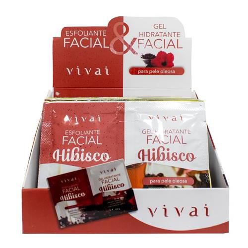 Gel Hidratante e Esfoliante Facial Hibisco Vivai 5054.5.1 – Box c/ 24 unid
