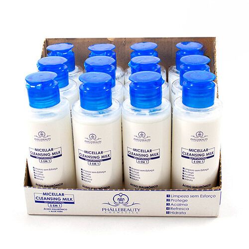 Demaquilante Micellar Cleasing Milk Phállebeauty PH0113 – Box c/ 12 unid