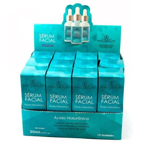Sérum Facial Ácido Hialurônico Phállebeauty PH0154 - Box c/ 12 unid