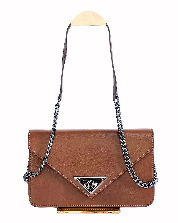 Bolsa Envelope Marrom Onix