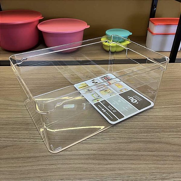 Organizador Clear - 7,5 Litros - Natural