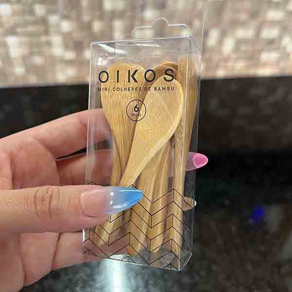 Kit 6 Mini Colheres - Bambu