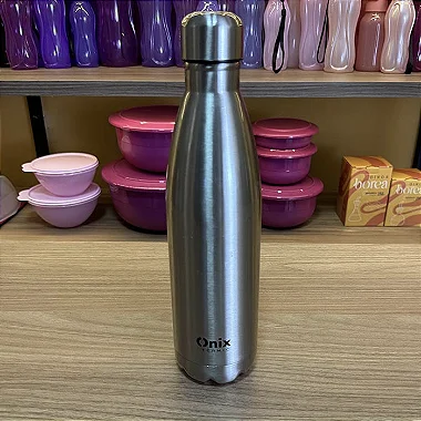 Garrafa Térmica Aço Inox - 750ml - cores diversas