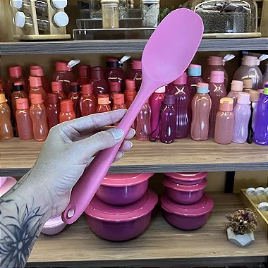 Espátula de Silicone Duplo - Redonda - cores diversas