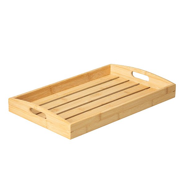 Bandeja em Bambu Vazada - 45cm
