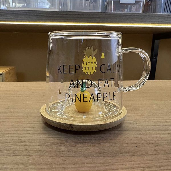 Caneca Abacaxi - Pires em Bambu