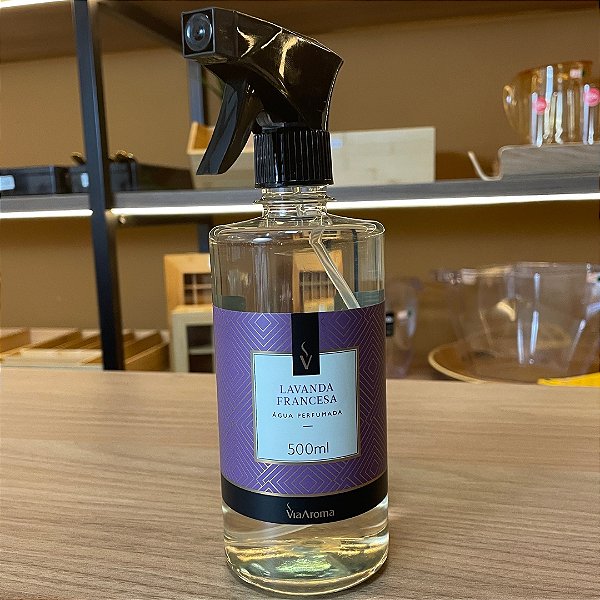 Água Perfumada Via Aroma Lavanda Francesa - 500ml