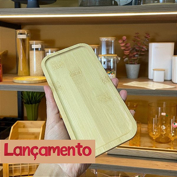 Bandeja Pequena em Bambu - Linha Brisa