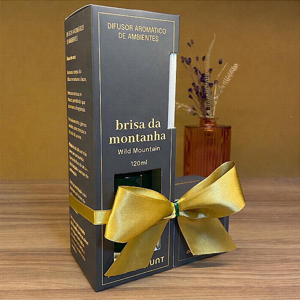Kit Aromático Brisa da Montanha – Difusor 120ml e Vela 100g