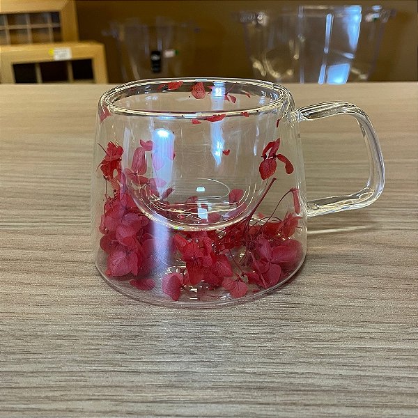Caneca Flores Secas - 200ml - Red
