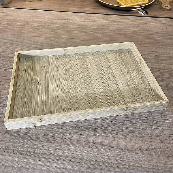 Bandeja em Bambu Nature - 33cm