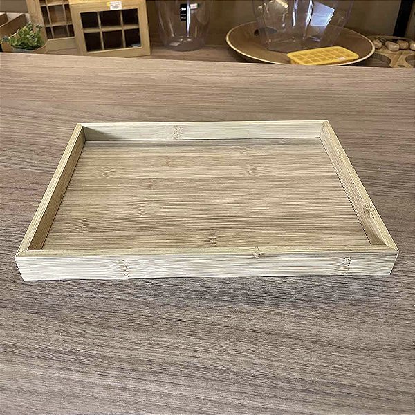 Bandeja em Bambu Nature - 28cm