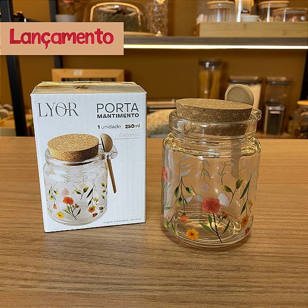 Pote Redondo com Colher Encanto - 250ml