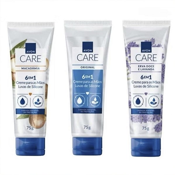 Luvas de Silicone Avon Care Trio 75g