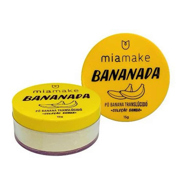 Pó Banana Translúcido Bananada - Mia Make